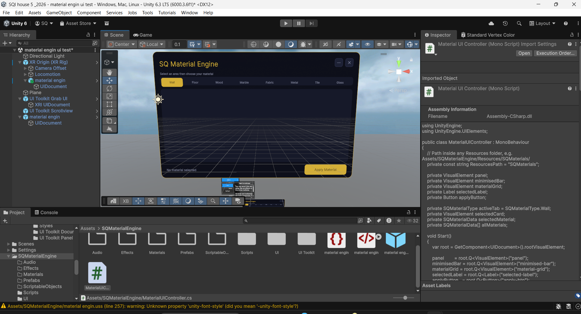 VR Environment